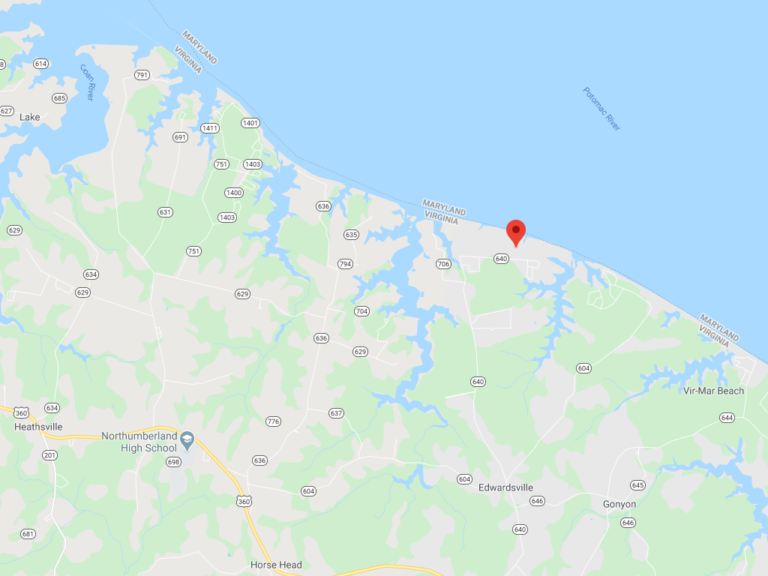 Map & Location Virginia Waterfront Vacation